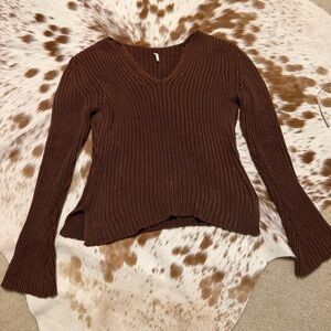 chocolate knitted long sleeve